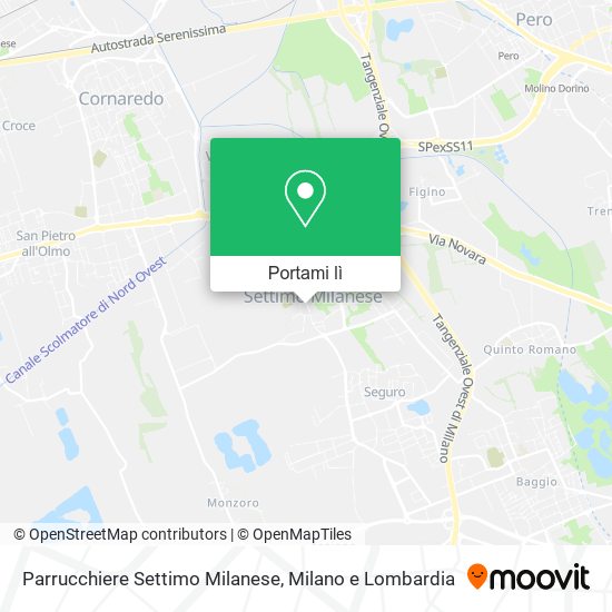 Mappa Parrucchiere Settimo Milanese