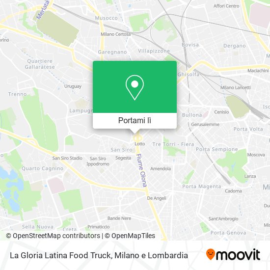 Mappa La Gloria Latina Food Truck