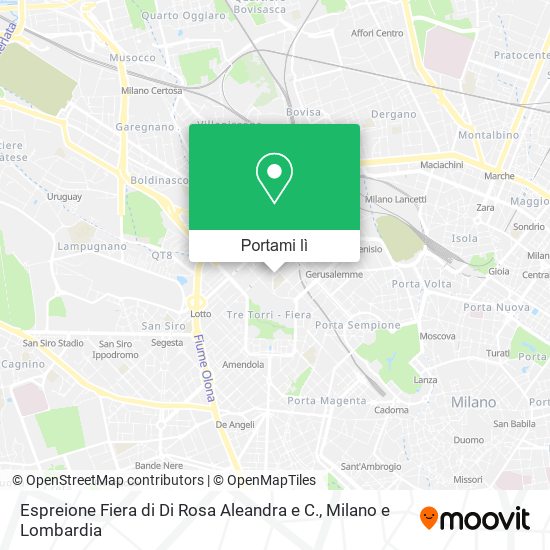 Mappa Espreione Fiera di Di Rosa Aleandra e C.