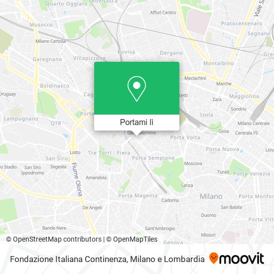 Mappa Fondazione Italiana Continenza