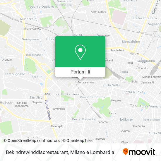 Mappa Bekindrewinddiscrestaurant