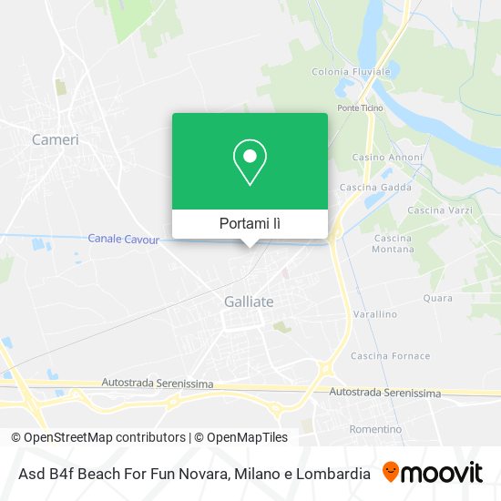 Mappa Asd B4f Beach For Fun Novara