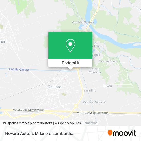 Mappa Novara Auto.It