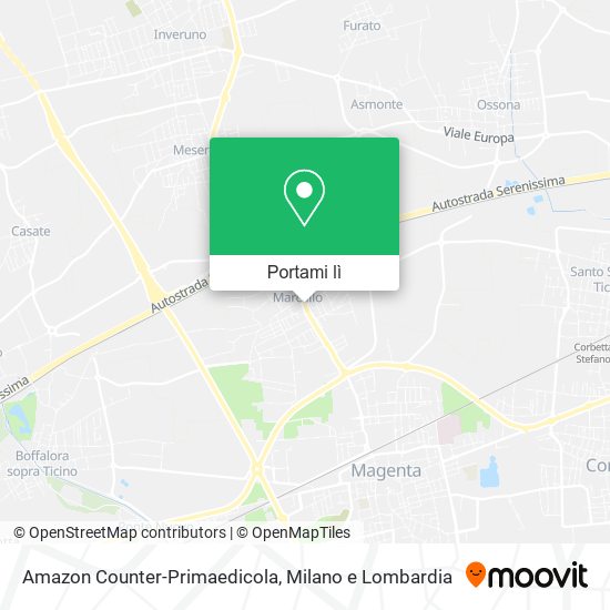 Mappa Amazon Counter-Primaedicola