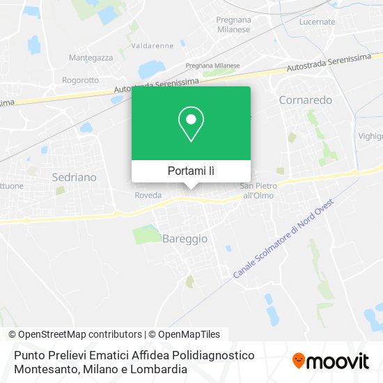 Mappa Punto Prelievi Ematici Affidea Polidiagnostico Montesanto