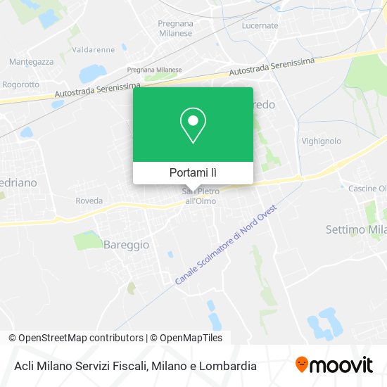 Mappa Acli Milano Servizi Fiscali