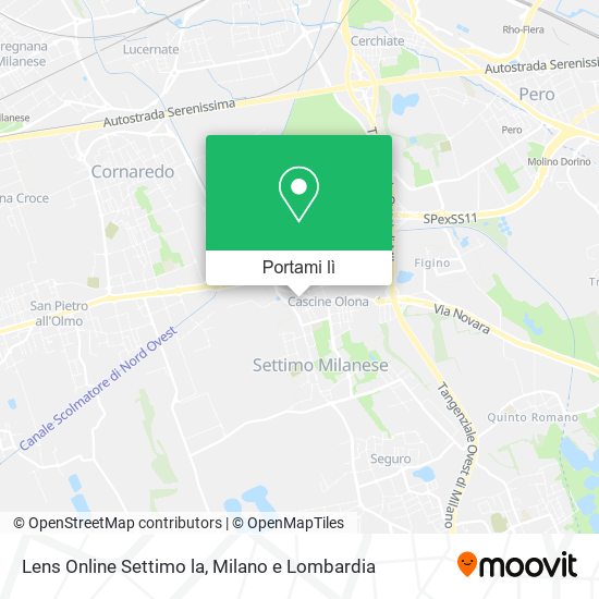Mappa Lens Online Settimo la