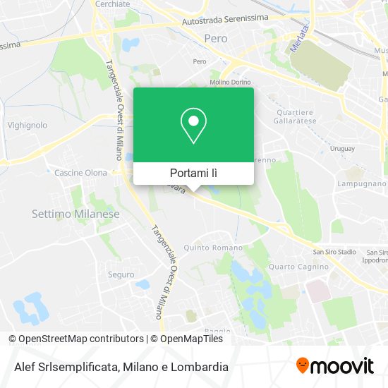 Mappa Alef Srlsemplificata