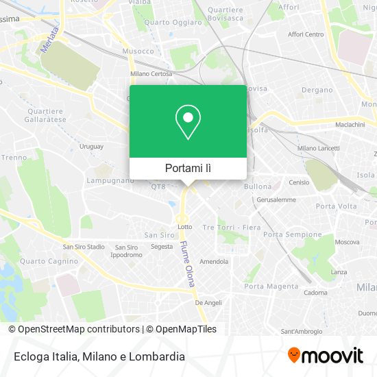 Mappa Ecloga Italia