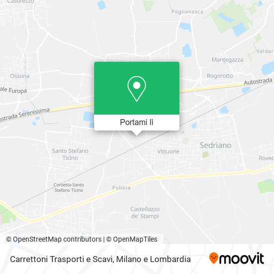 Mappa Carrettoni Trasporti e Scavi