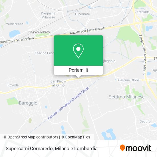 Mappa Supercarni Cornaredo