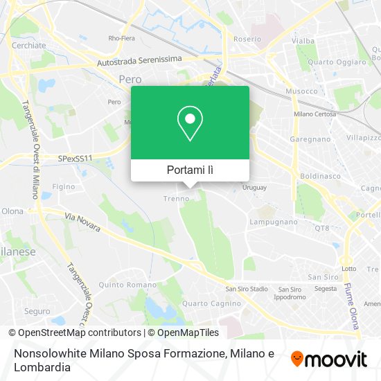 Mappa Nonsolowhite Milano Sposa Formazione