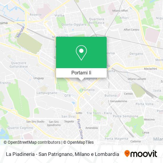 Mappa La Piadineria - San Patrignano