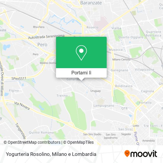 Mappa Yogurteria Rosolino