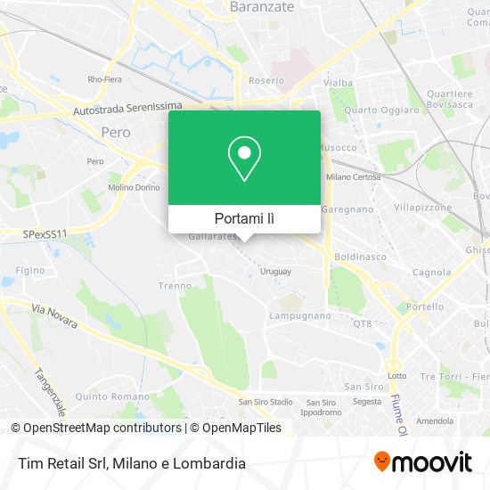 Mappa Tim Retail Srl