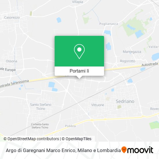 Mappa Argo di Garegnani Marco Enrico