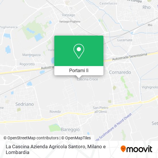 Mappa La Cascina Azienda Agricola Santoro