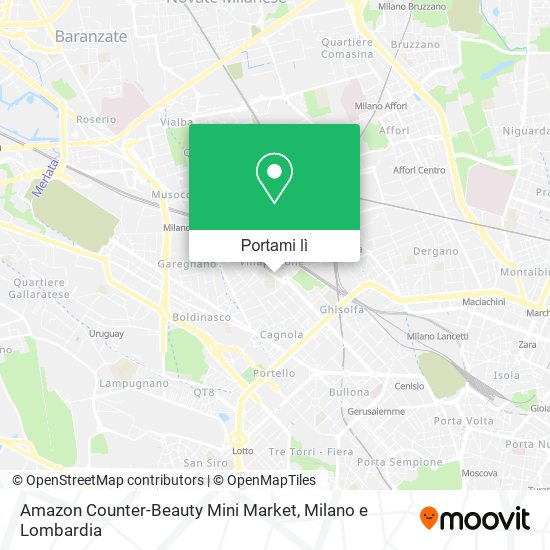 Mappa Amazon Counter-Beauty Mini Market