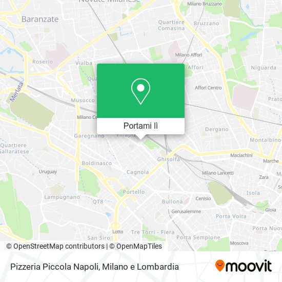 Mappa Pizzeria Piccola Napoli