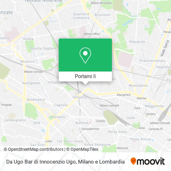 Mappa Da Ugo Bar di Innocenzio Ugo