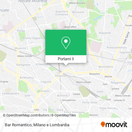 Mappa Bar Romantico
