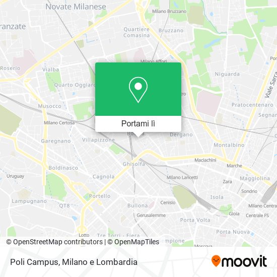 Mappa Poli Campus