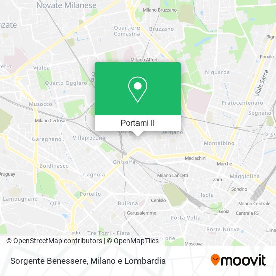 Mappa Sorgente Benessere