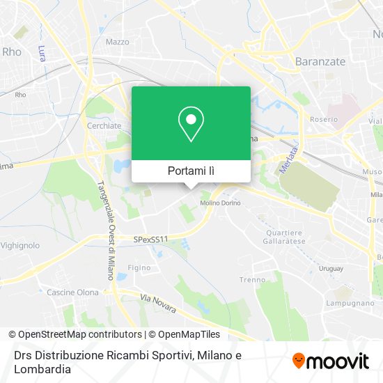 Mappa Drs Distribuzione Ricambi Sportivi