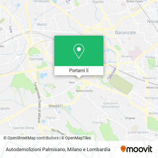 Mappa Autodemolizioni Palmisano