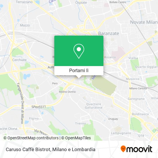 Mappa Caruso Caffè Bistrot