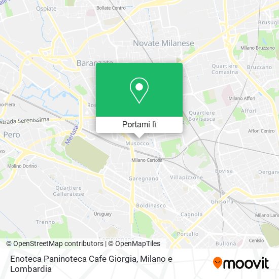 Mappa Enoteca Paninoteca Cafe Giorgia