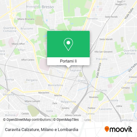 Mappa Caravita Calzature