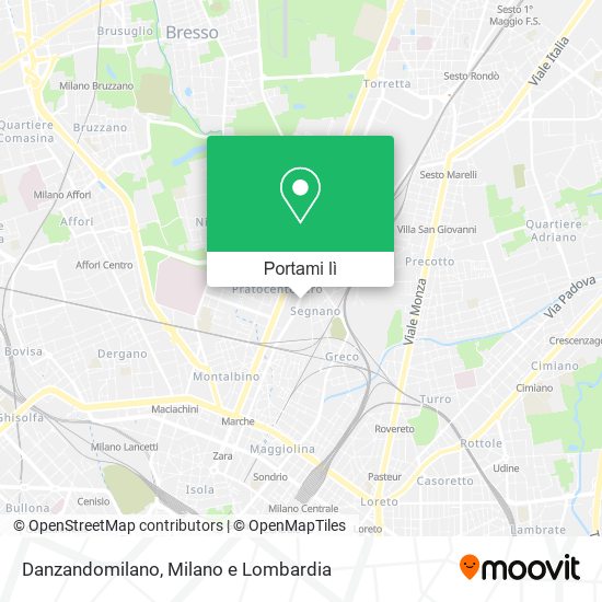 Mappa Danzandomilano