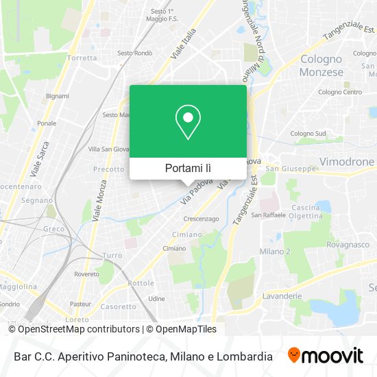 Mappa Bar C.C. Aperitivo Paninoteca