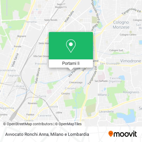 Mappa Avvocato Ronchi Anna