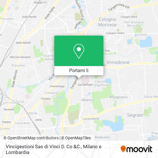 Mappa Vincigestioni Sas di Vinci D. Co &C.