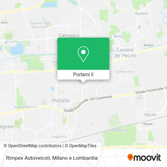 Mappa Rimpex Autoveicoli