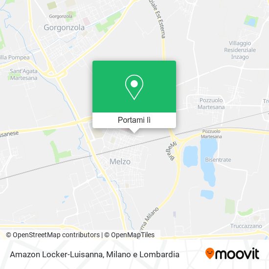 Mappa Amazon Locker-Luisanna