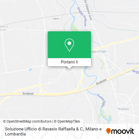Mappa Soluzione Ufficio di Ravasio Raffaella & C.
