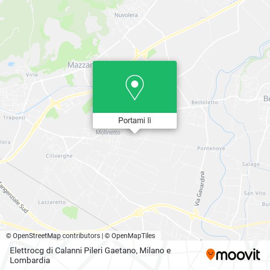 Mappa Elettrocg di Calanni Pileri Gaetano
