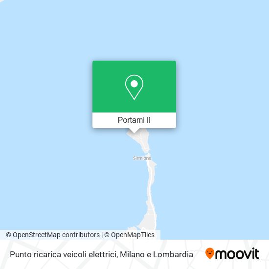 Mappa Punto ricarica veicoli elettrici