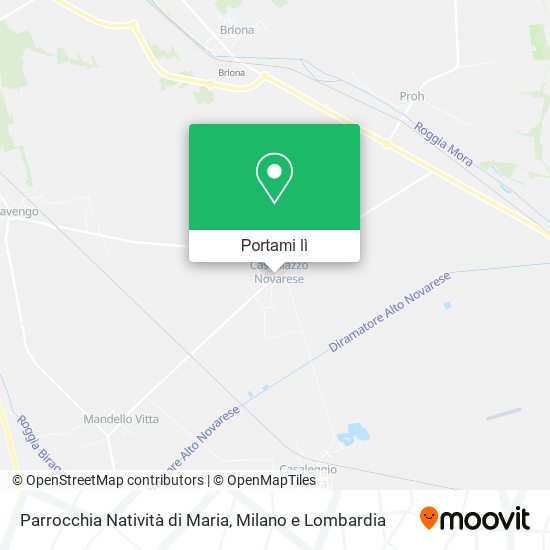 Mappa Parrocchia Natività di Maria