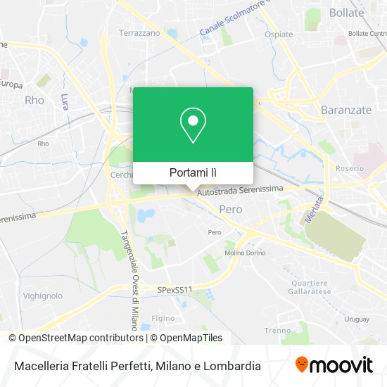 Mappa Macelleria Fratelli Perfetti