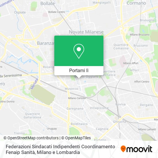 Mappa Federazioni Sindacati Indipendenti Coordinamento Fenaip Sanità