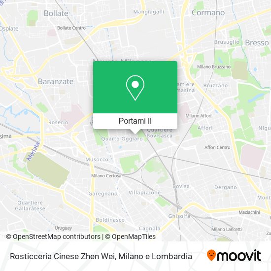 Mappa Rosticceria Cinese Zhen Wei