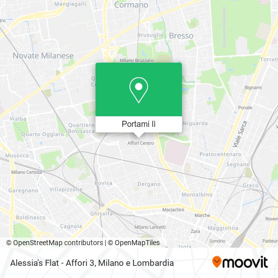 Mappa Alessia's Flat - Affori 3