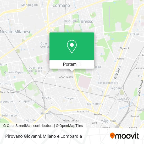 Mappa Pirovano Giovanni
