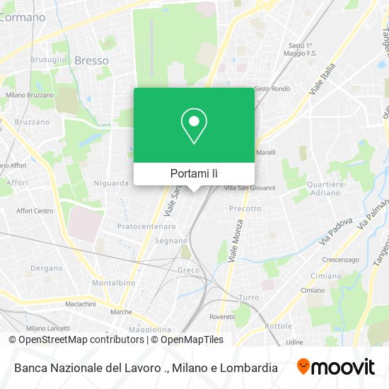 Mappa Banca Nazionale del Lavoro .