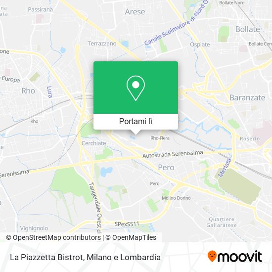 Mappa La Piazzetta Bistrot