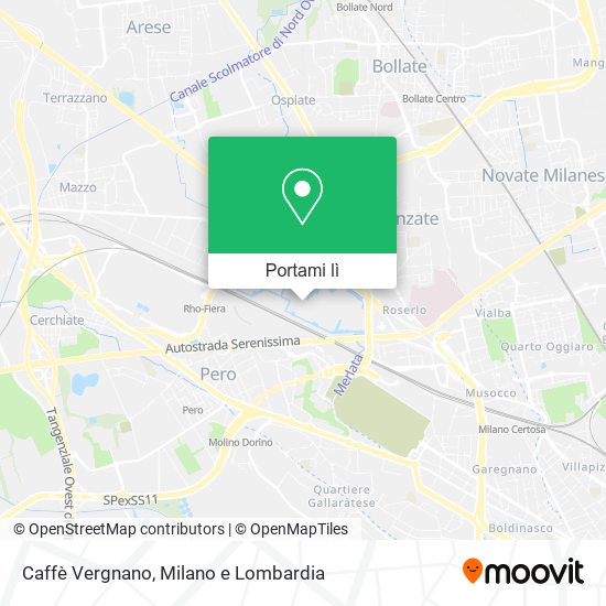 Mappa Caffè Vergnano